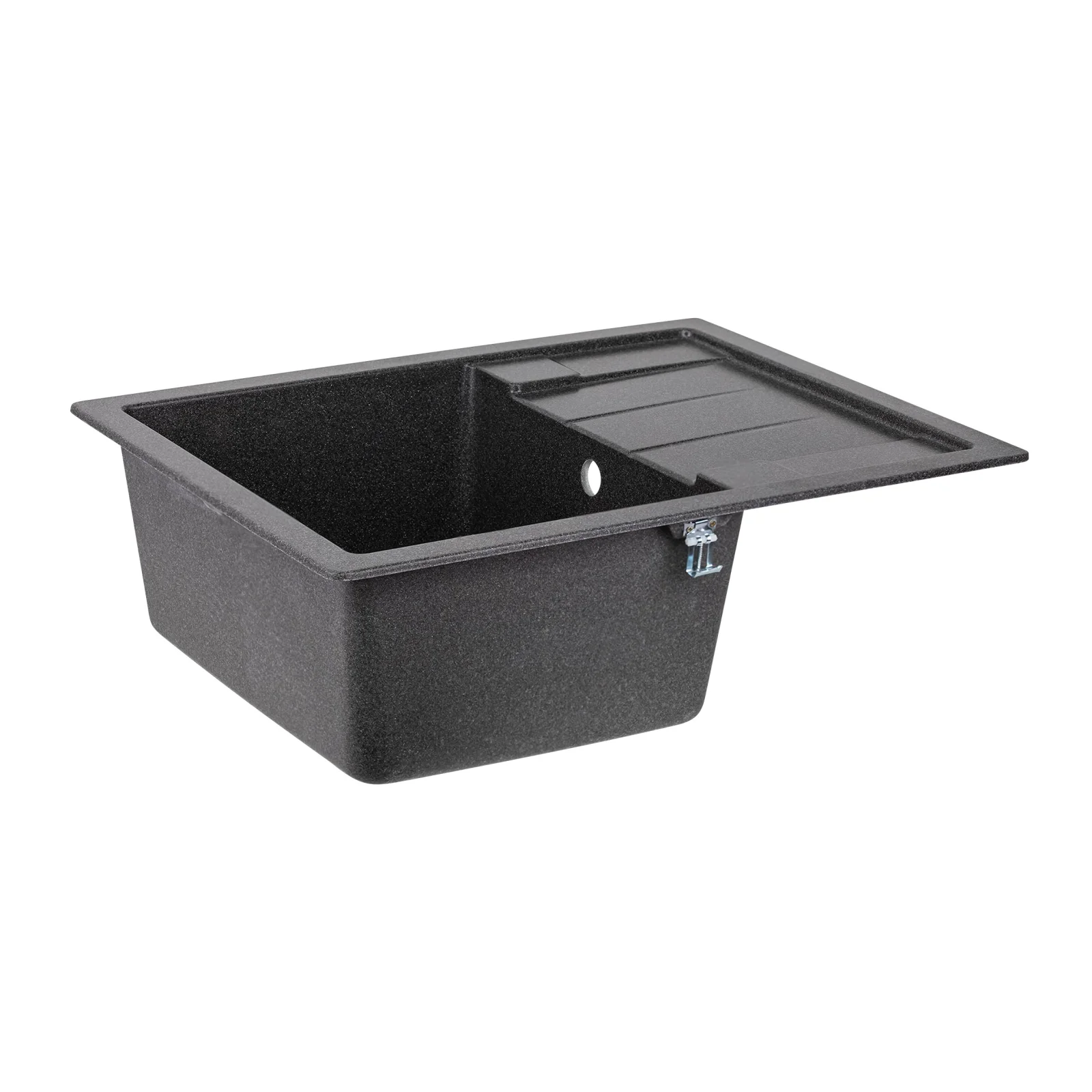 Кухонная мойка Lidz (GRF-13) 650x500/200 Графит - фото 4