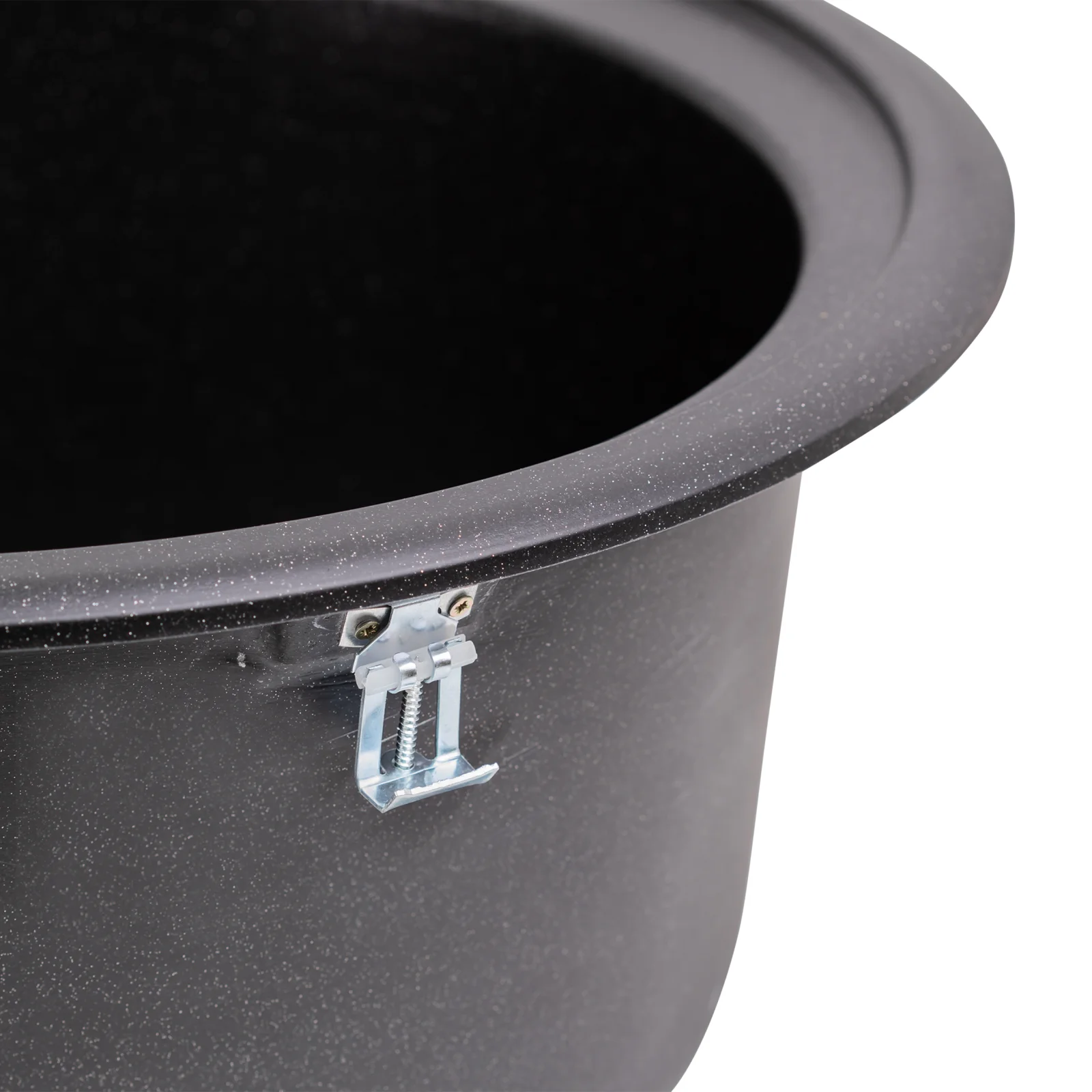 Кухонная мойка Lidz (BLM-14) 510/200 Черный металлик - фото 6