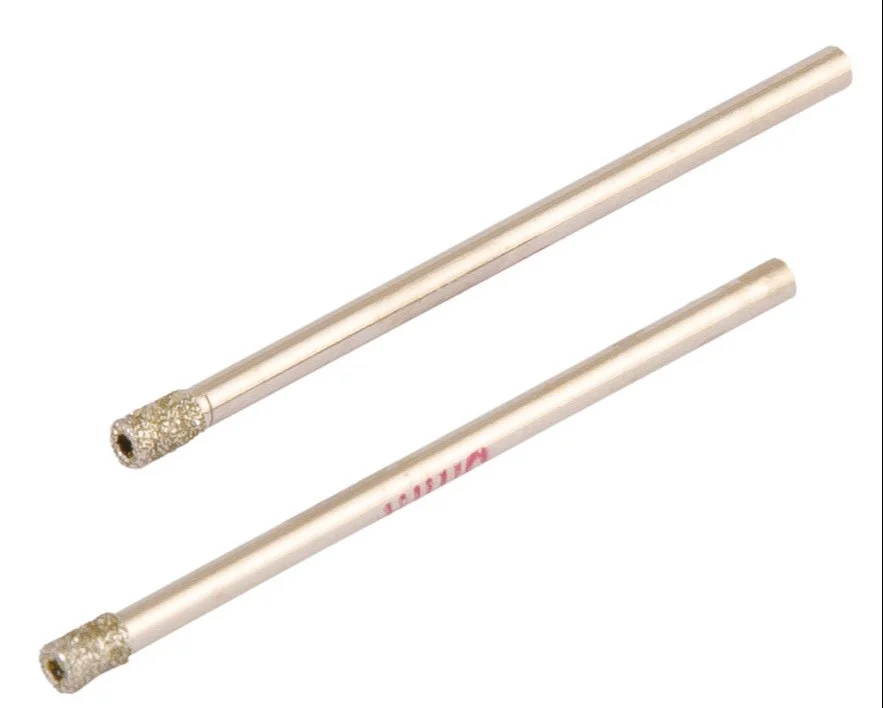 Свердло трубчасте з алмазним напиленням для скла та кераміки Ø 3 мм 2 шт Granite (2-01-203)