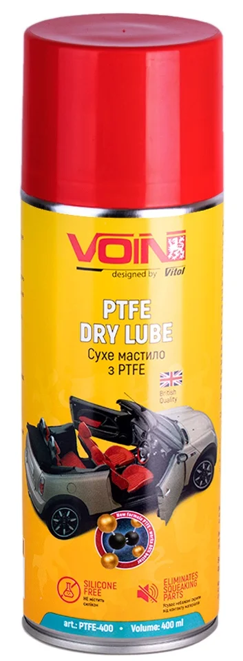 Мастило сухе з PTFE 400 мл Voin (PTFE-400)