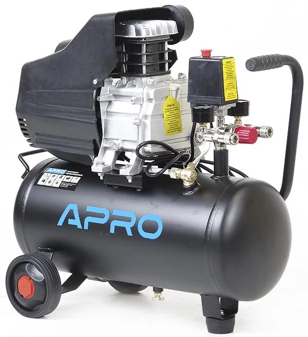 Компресор одноциліндровий Apro 1.5кВт 205л/хв 24л (850175)
