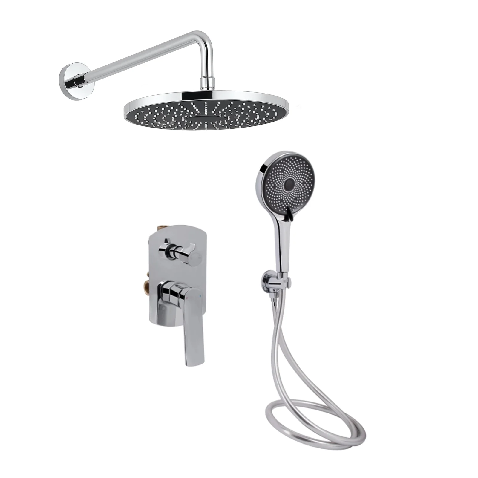 Душевая система Qtap Slavonice QTSLA113CRM45898 Хром