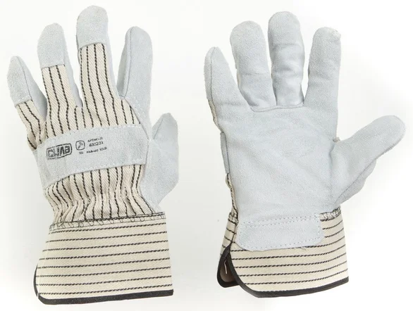 Рукавички комбіновані замшеві Р10,5 (цільна долоня) Сила (481231)