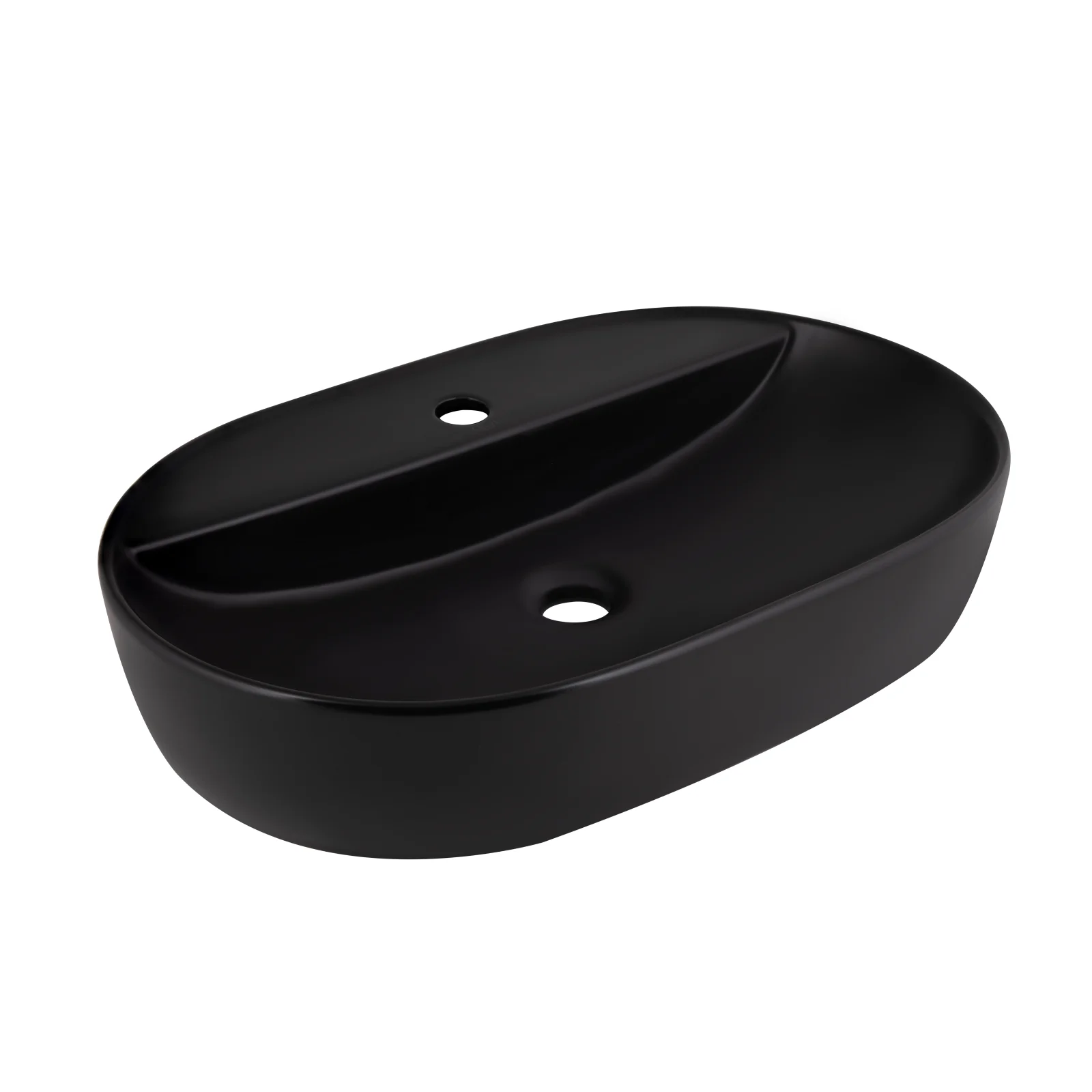 Раковина-чаша Qtap Scorpio 600х400х120 Матовый Черный