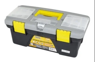 Скриня для інструментів з пластиковими замками знімні органайзери 12" 300х154х124 мм MasterTool 79-2812