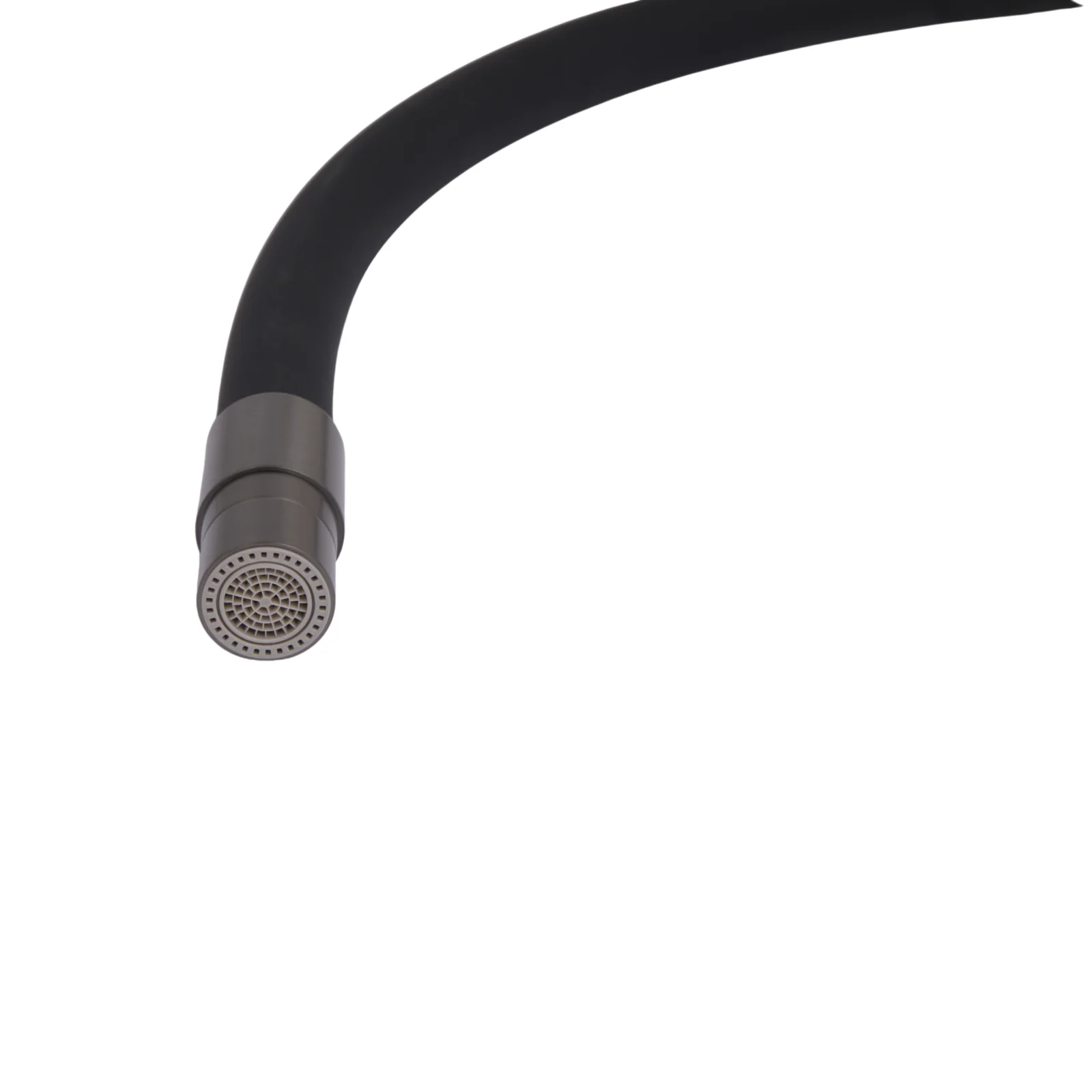 Излив для смесителя с подключением питьевой воды Qtap Vlasta New Gunmetal Black PVD - фото 2