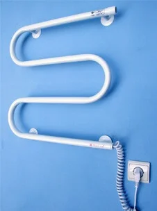 Рушникосушка електрична Теплий світ Змійка 500 х 535 (хром)