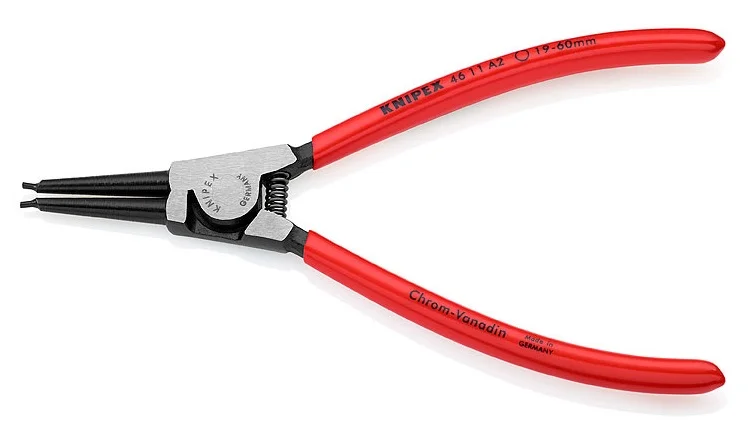 Щипці для зовнішніх стопорних кілець Knipex L=180 мм (46 11 A2)