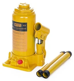 Домкрат гідравлічний пляшковий одноштоковий 10т Сила 271001