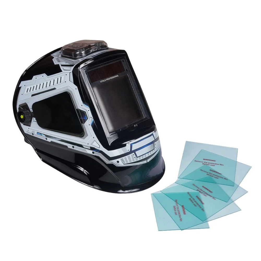 Комплект захисного скла для маски зварника Vitals Professional 2.0 Panoramic True Color 118728 - фото 2