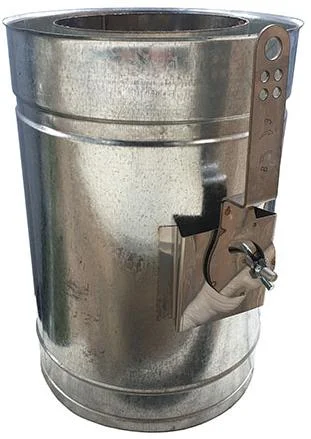 Регулятор тяги димохідний утеплений стінка 0,5 мм (нерж/оц)