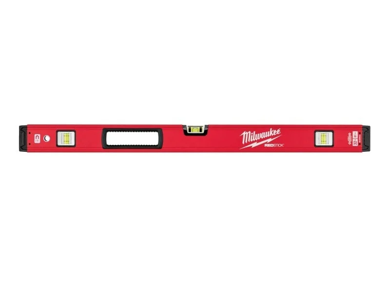 Рівень алюмінієвий посилений з магнітами 3 капсули Redstick Backbone 80 см Milwaukee (4932459065)