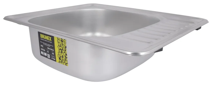 Кухонна мийка Brinex 5848 (Micro Decor) 0,8 мм
