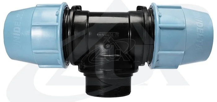 Unidelta Трійник компресійний НР Ø110х4"