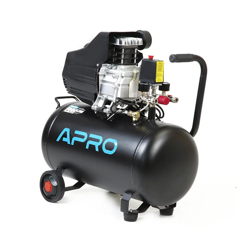Компресор одноциліндровий Apro 1.5кВт 205л/хв 50л (850176)
