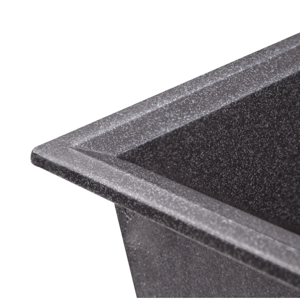 Кухонная мойка Lidz (BLA-03) 790x495/230 Черный - фото 7