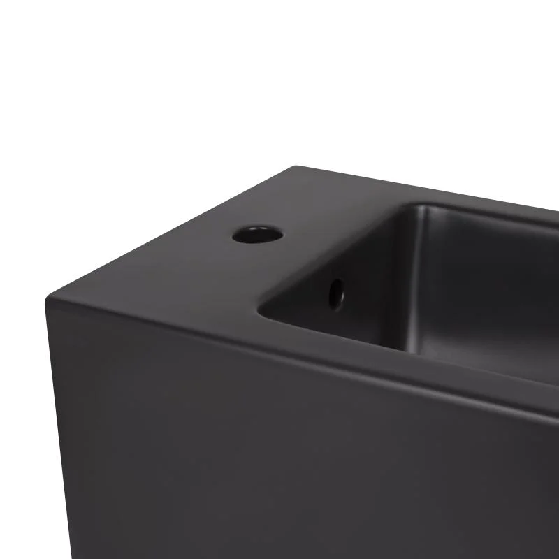 Біде підвісне Qtap Tern New QT17551303GMB Чорний - фото 5