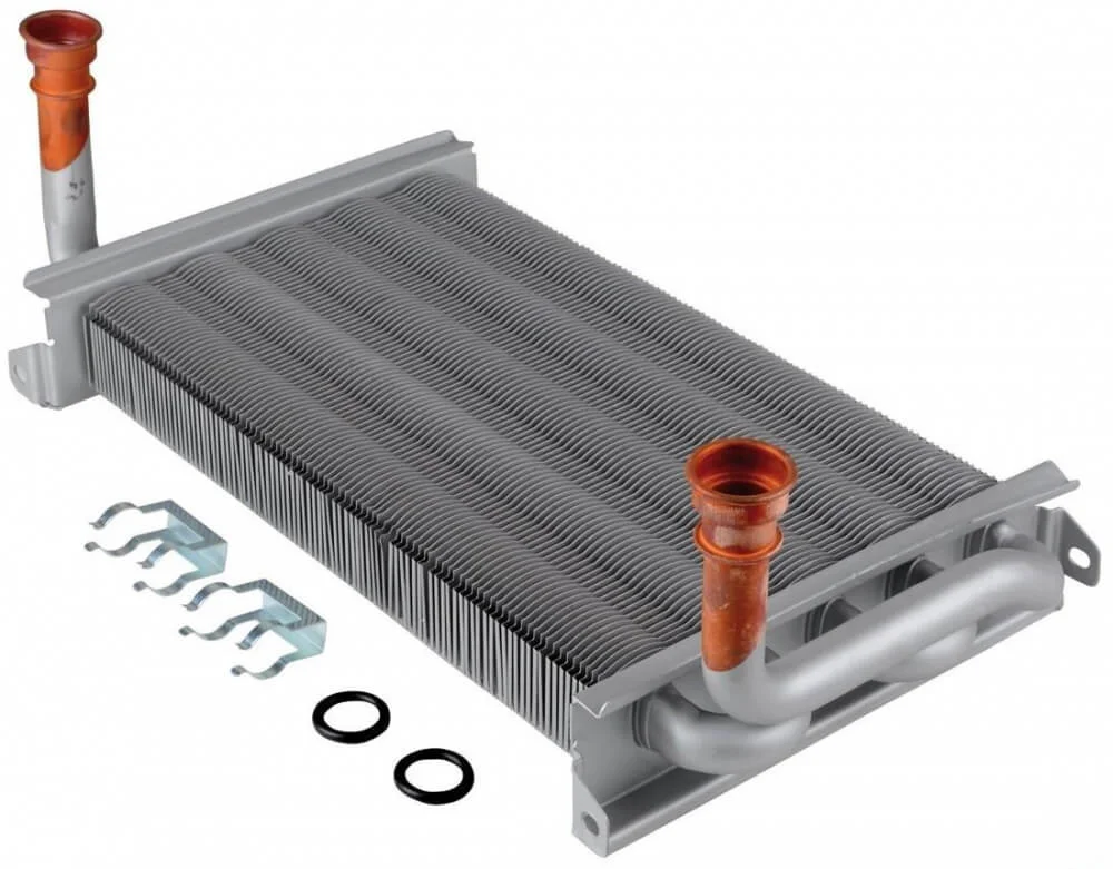 61010017 Первинний теплообмінник на газовий котел Arisron, Chaffoteaux