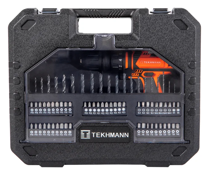 Шуруповерт аккумуляторный Tekhmann TCD-12 S2 BS KIT (850977) - фото 8
