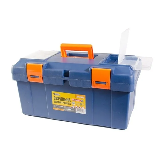 Скриня для інструментів з пластиковими замками органайзери 20" 500х270х245 мм MasterTool 79-2620