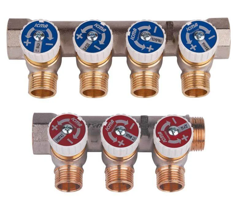 Колектор Icma 1" 2 виходи №228