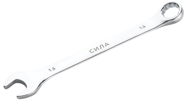 Ключ ріжково-накидний полірований 16 мм Сила (201066)
