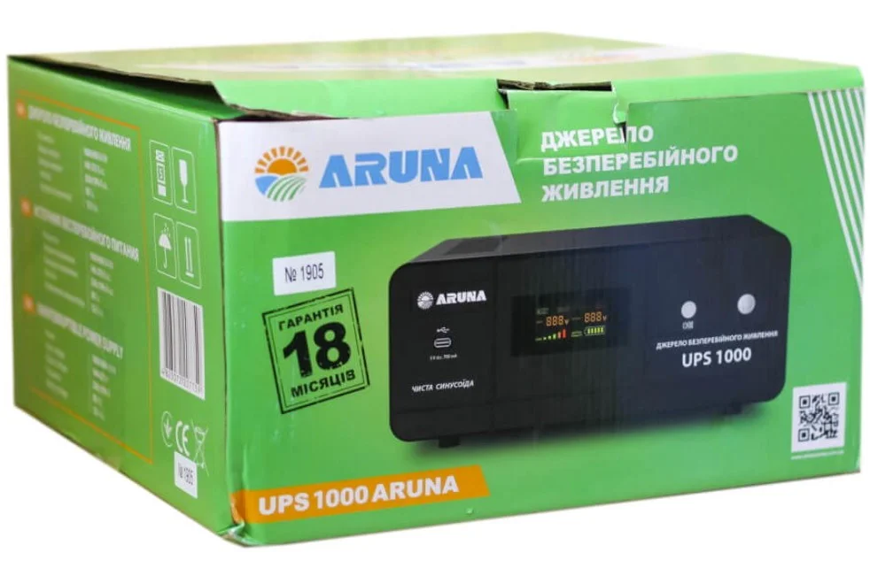 Источник бесперебойного питания Aruna UPS 1000 - фото 3