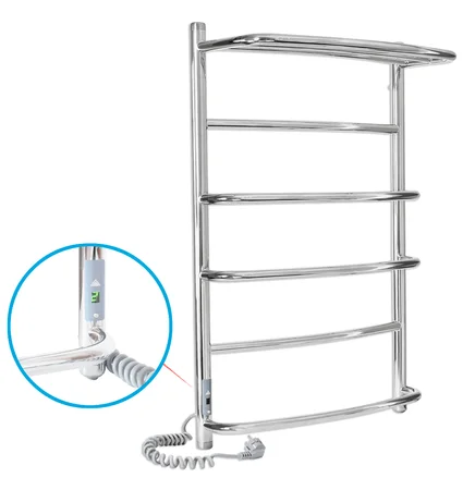 Рушникосушка Електрична Laris Єврофлеш П6 500 х 800 з полицею