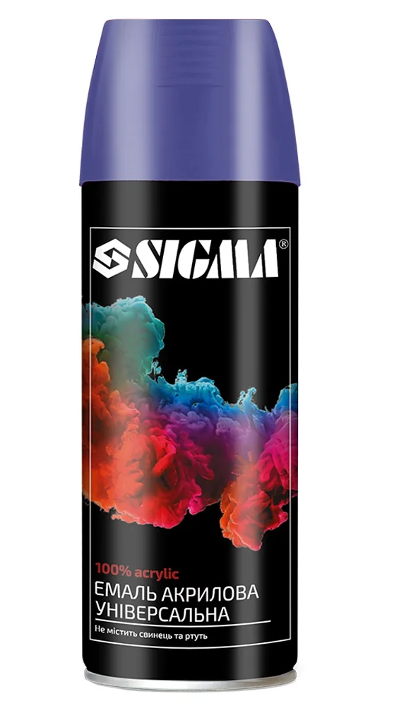 Емаль аерозольна акрилова RAL 5022 Темно-Синій глянець 400мл Sigma 2737151