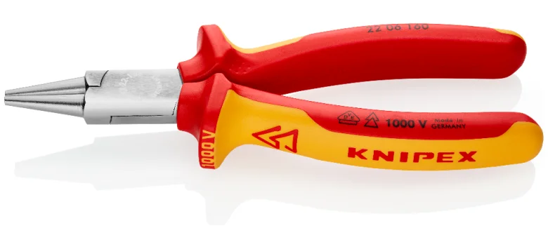 Круглогубці Knipex L=160 мм (22 06 160)