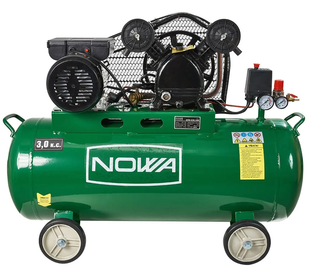Компрессор воздушный NOWA KPN 420-100 (148183) - фото 2