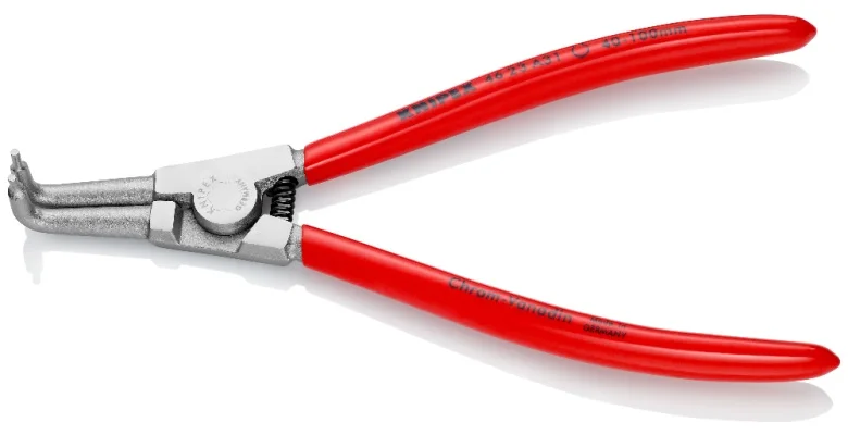 Щипці для зовнішніх стопорних кілець під кутом 90° Knipex L=200 мм (46 23 A31)