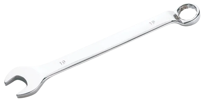 Ключ ріжково-накидний 19 мм Сила кут 45° (201819)