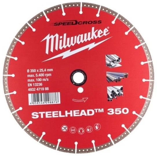 Алмазний диск по металу STEELHEAD 350 Milwaukee (4932471988)