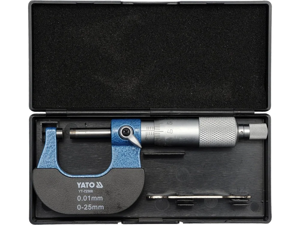 Мікрометр 0-25 мм Yato YT-72300