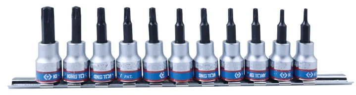 Набір біт King Tony 3/8" L50мм TORX T8H-T50H з отв. 11ед. (3131PR8)