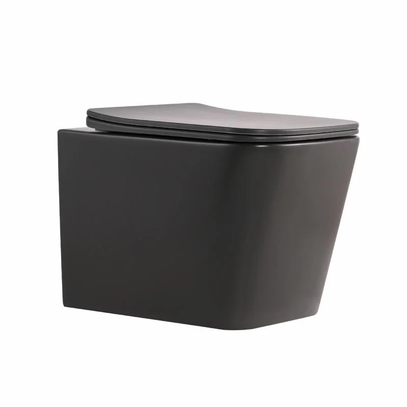 Унітаз підвісний Qtap Tern Ultra Quiet QTTER26AN48999 Антрацит (Slim, Duroplast, Soft-close, Quick Release)
