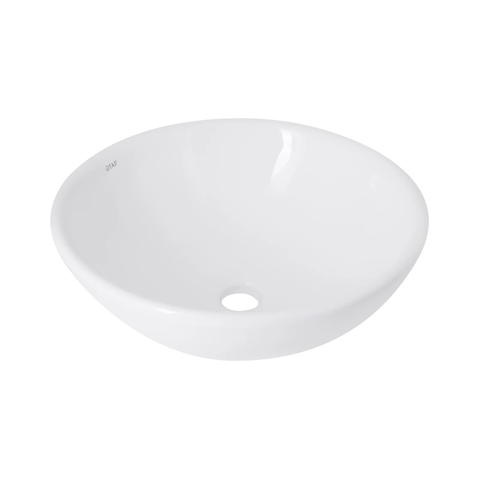 Раковина-чаша Qtap Owl 400х400х155 Белый