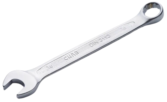 Ключ ріжково-накидний 16 мм Сила (холодний штамп DIN3113) (201916)