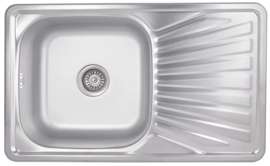 Кухонна мийка Brinex 7848 (Satin) 0,8 мм