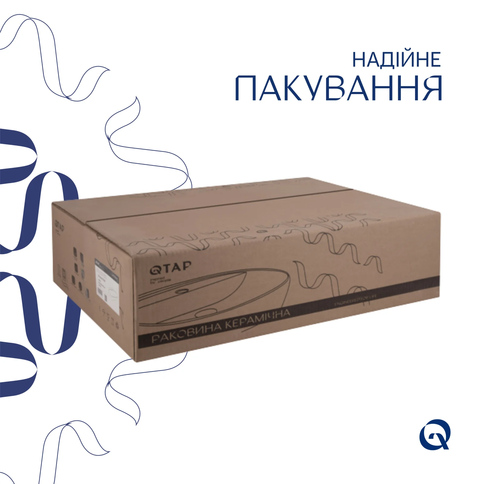 Раковина Qtap Cardinal 565х400х130 Белый - фото 6