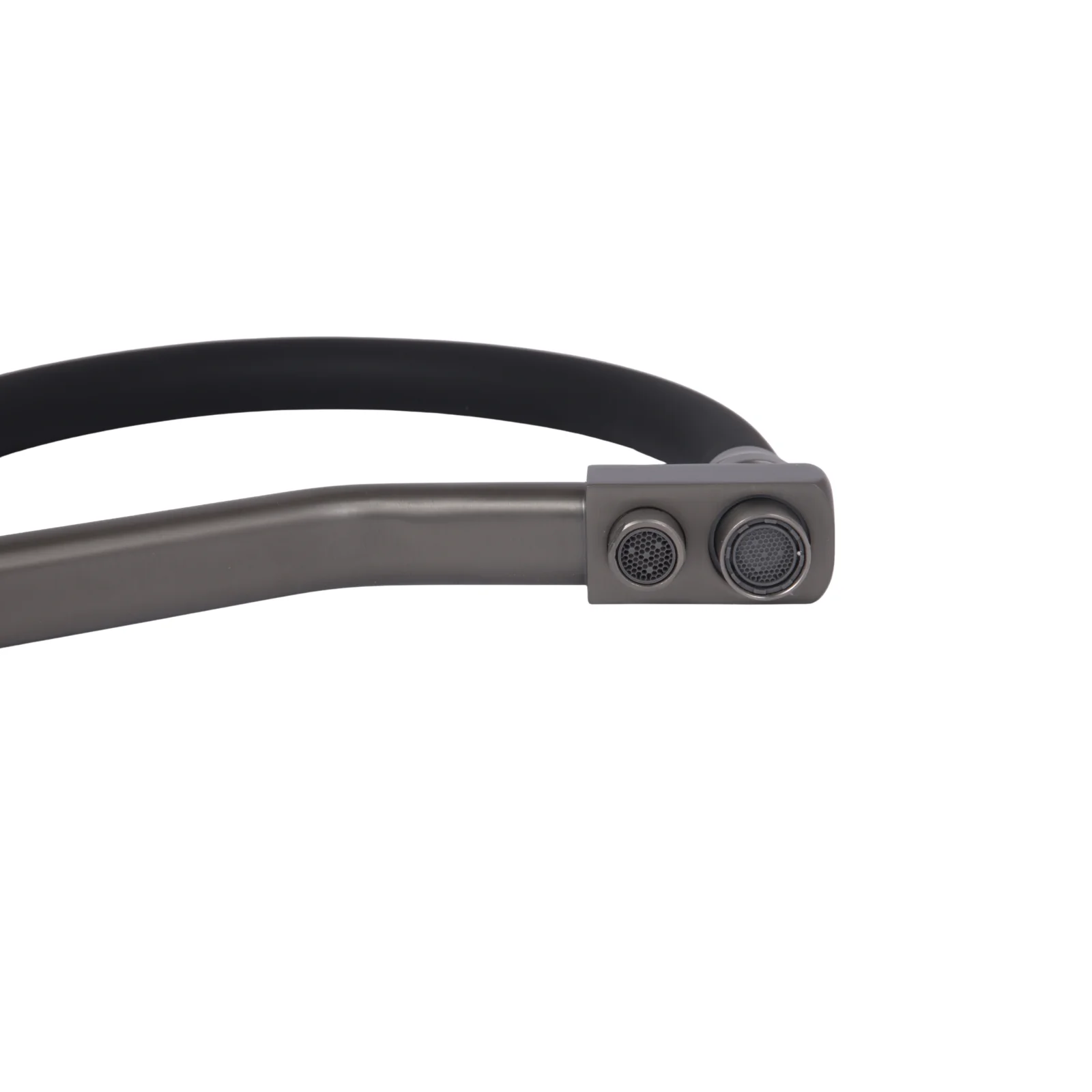 Вилив для змішувачів Lidz Aria 020F3 Graphite/Black - фото 2