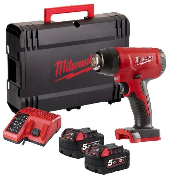 Будівельний фен акумуляторний Milwaukee M18 BHG-502C (4933459772)