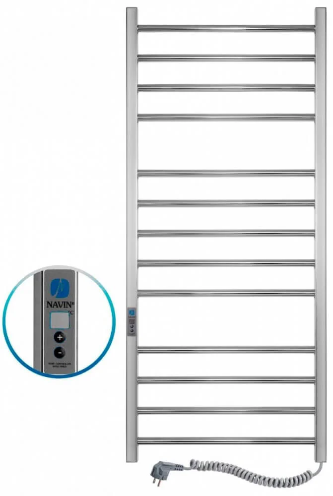 Рушникосушка електрична Navin Класик Квадро 500 х 1200 Digital нерж