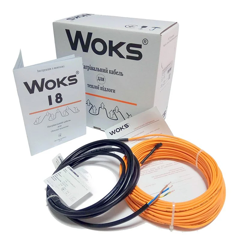 Кабель двожильний Woks 17 - 8,5 (135 Вт)