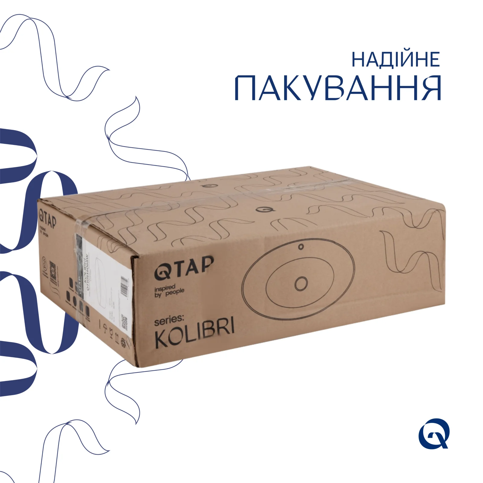 Раковина-чаша Qtap Kolibri 500x360x140 Белый - фото 5