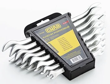 Набір ключів ріжкових 6-22 мм 8 од. Сила (201236)