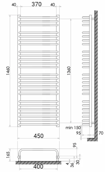 Рушникосушка Polywarm Bavaria WU 25/45