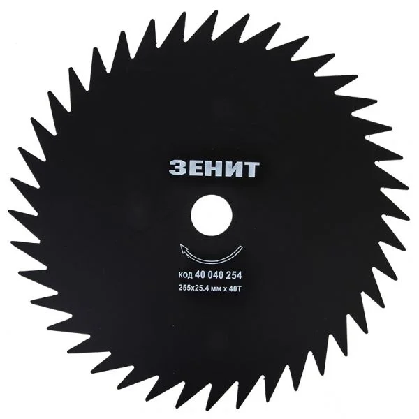 Диск для тримера 255х25,4мм 40 зубів Зенит (40040254)