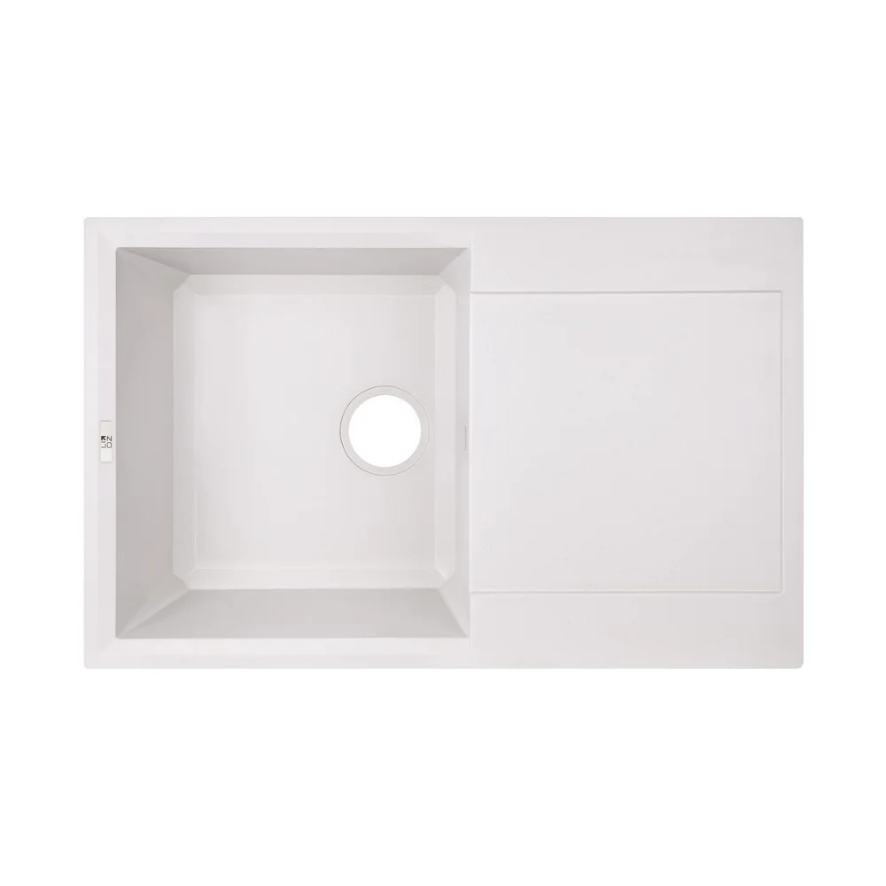 Кухонная мойка Lidz (WHI-01) 790x495/230 Белый
